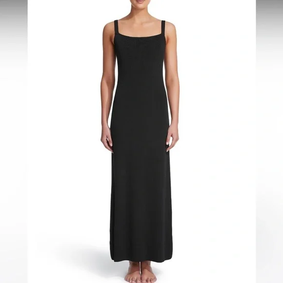Matteau The Square Knit Low Back Maxi dress